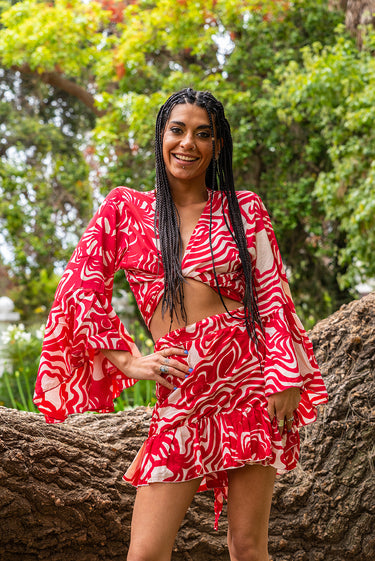Falda corta Mini BAHIA Red